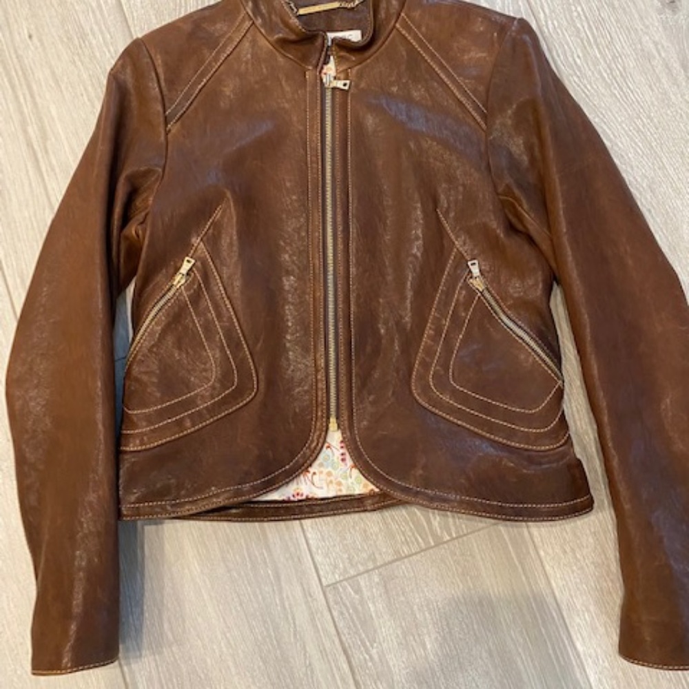 Andrew Marc Leather Moto Jacket